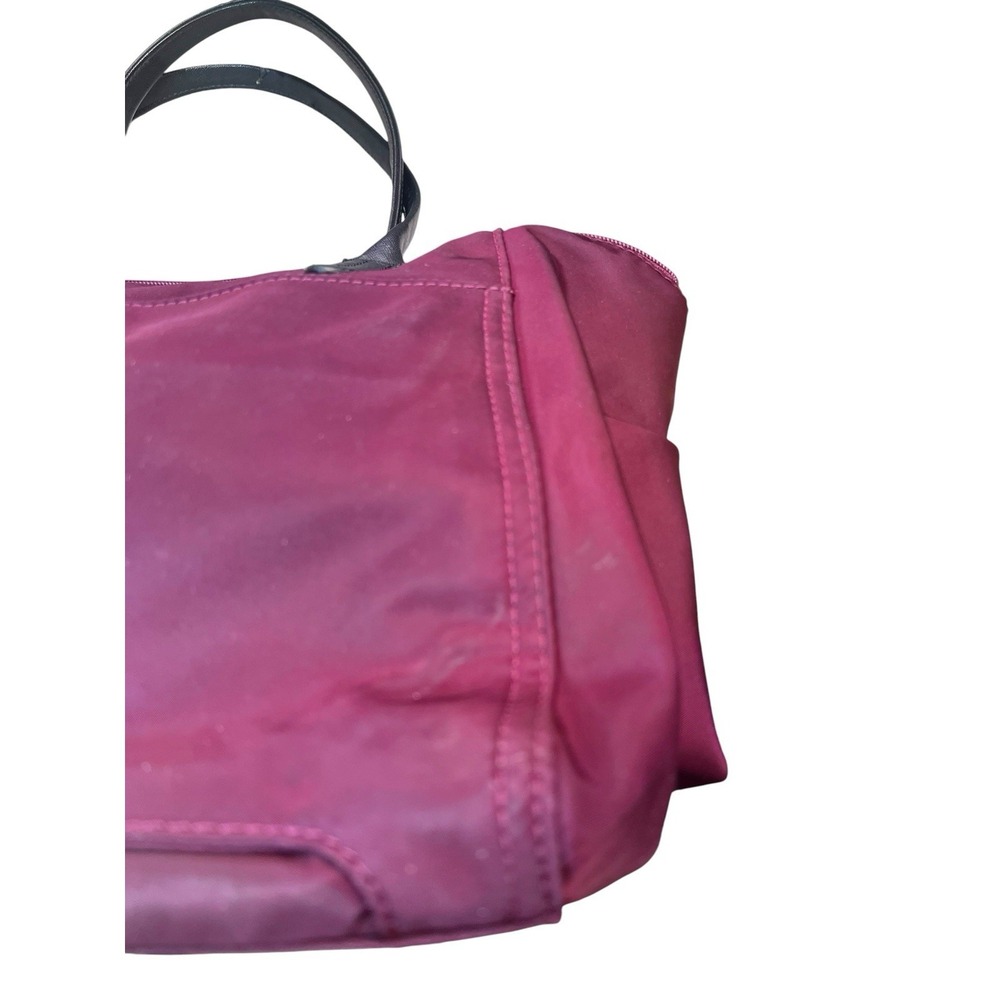 Michael Kors Womens Burgundy Inner Pockets Double Handle Classic Tote‎ Bag - Picture 2 of 10